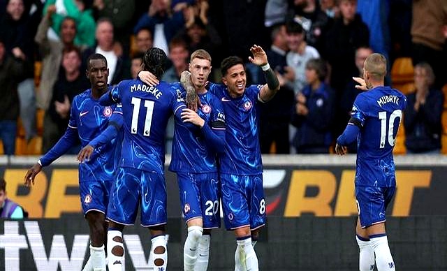切尔西主场大胜，锋线火力全开